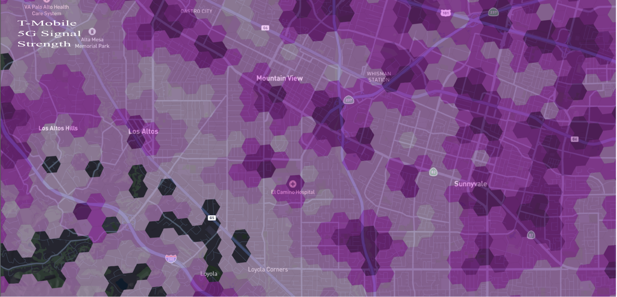T-Mobile Silicon Valley Coverage